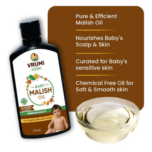 vrumi vedic baby malish oil